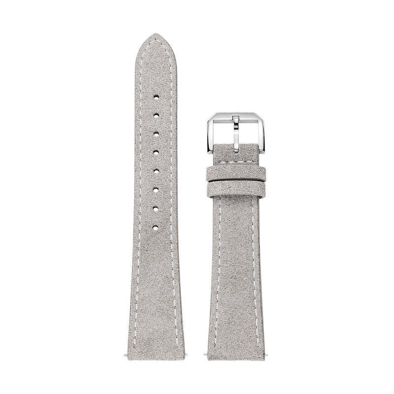 Light Gray Suede Leather Strap
