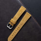 Mustard Yellow Suede Leather Strap