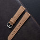 Sand Beige Grained Leather Strap